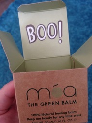 Picture of the box for MOA The Green Balm 